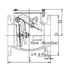 10K swing check Valve