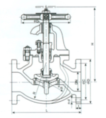 船用铸铁截止阀 JIS F7305 5K