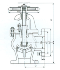 船用铸铁截止阀 JIS F7305 5K