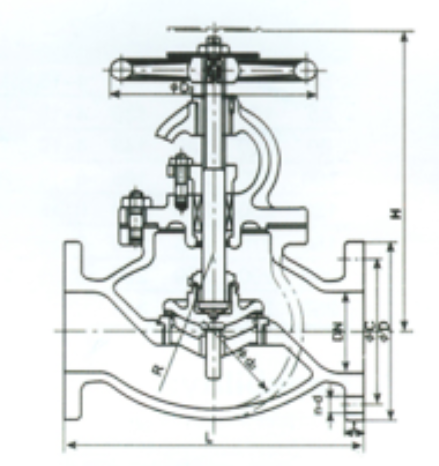 船用铸钢截止阀 JIS F7313 20K20K