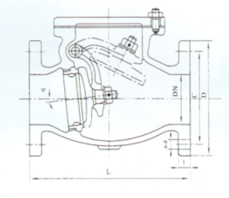 Cast Iron swing Check Valves JIS F7372 5K