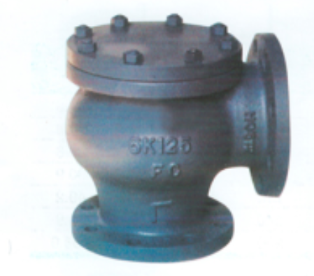Marine Cast Iron Lift Check Globe Valves JIS F7358 5K