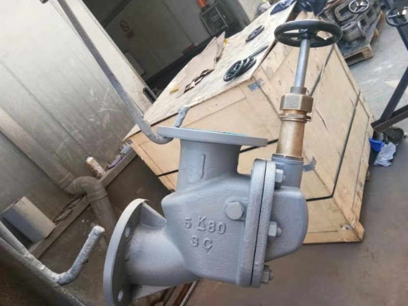 Cast Steel Down Storm Valves for Marine JIS F3060 5K