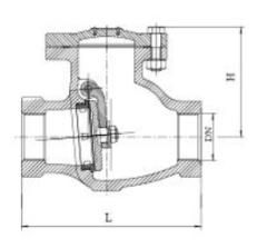 125磅螺钉连接旋启式止回阀
