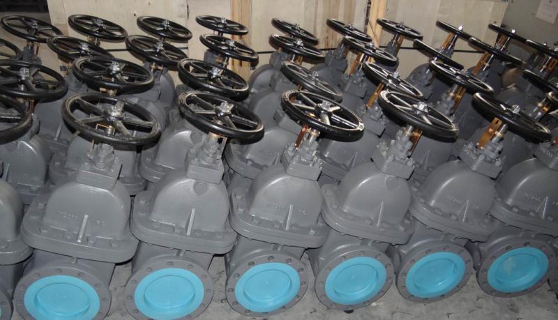 Marine Cast Steel Gate Valves JIS 7363C 5K