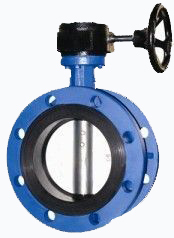 Flange centerline butterfly valve