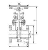 JIS 10K Non-rising Stem Gate Valve