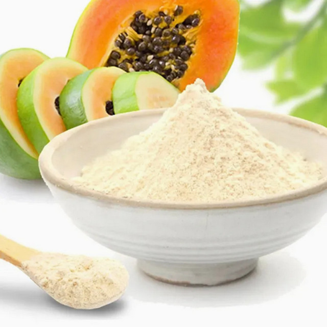Natural Additives Papaya Fruit Extract Enzyme Papain Powder CAS 9001-73-4 manufacturer