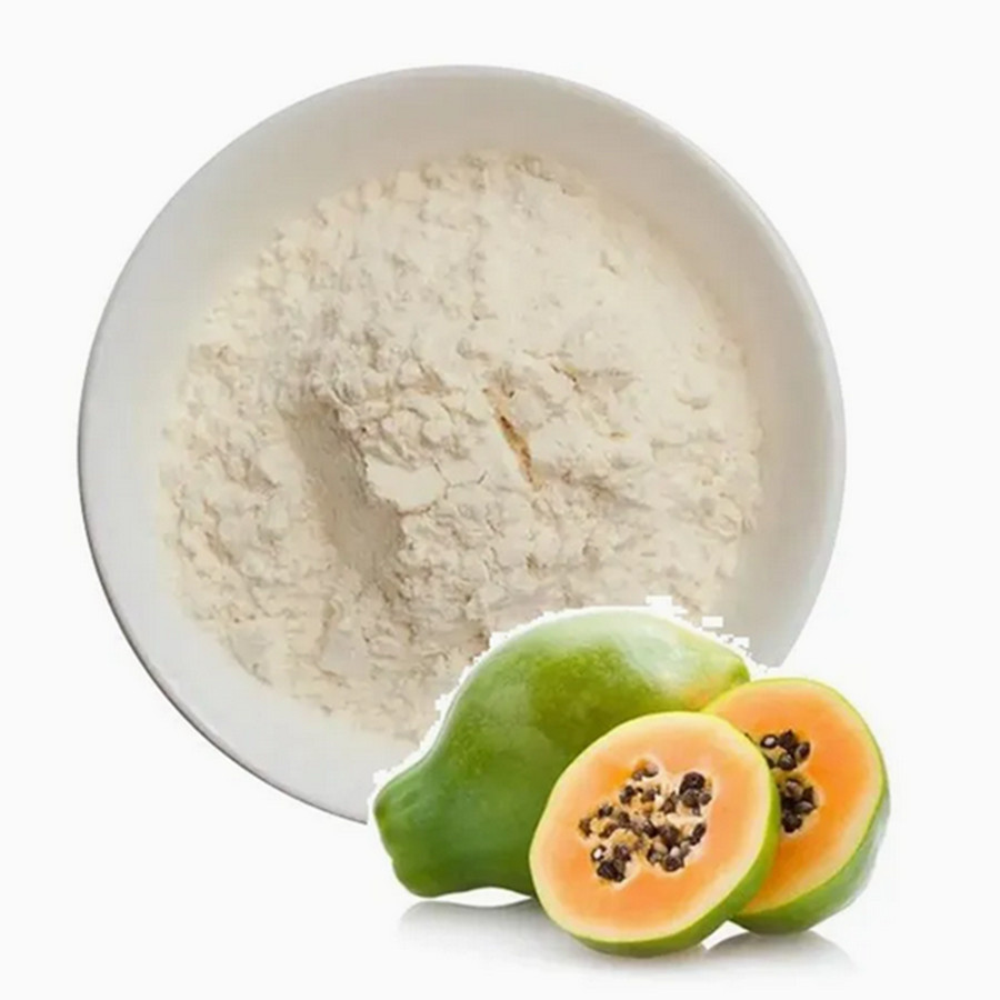 Natural Additives Papaya Fruit Extract Enzyme Papain Powder CAS 9001-73-4 manufacturer