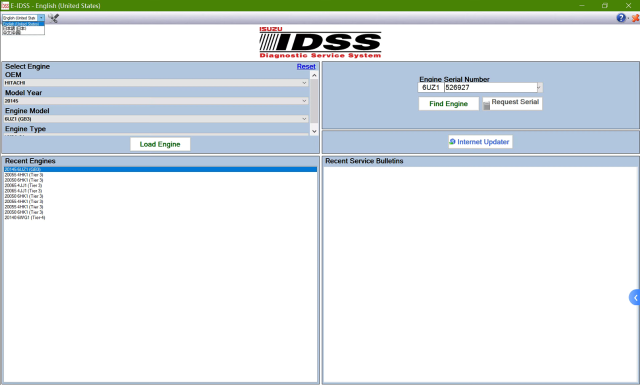Isuzu e-idss g-idss software
