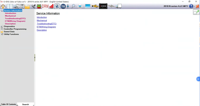 Isuzu e-idss g-idss software