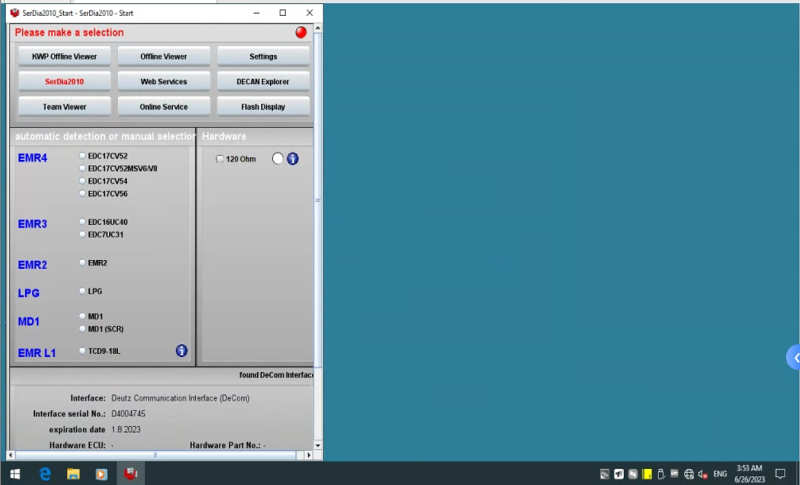 DEUTZ Online Software Offline Software