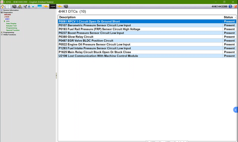 Isuzu e-idss g-idss software