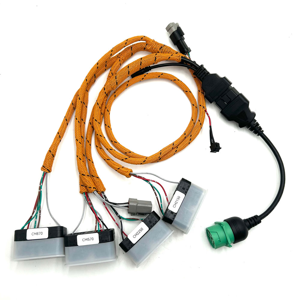 Display Programming Harness For Cummins Diesel Engine Professional Testing Programming Brush ...