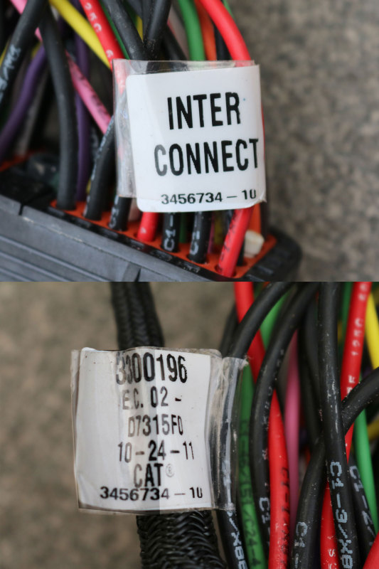 CAT ET4 Truck Engine Caterpillar Harness Cable 3300196