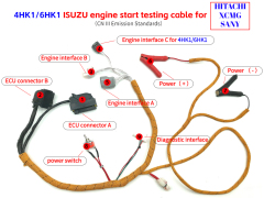 Wiring Harness for Isuzu 4HK1 6HK1 Engine Start Testing Cable High-quality Cable for Isuzu Excavator Computer Board Engin Start