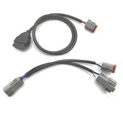 Marine Engine Diagnostic Wiring Harness Connect Cable of 6+8 Pins for VOLVO Vocom Vodia Scanner Tool Adapter Penta Parts