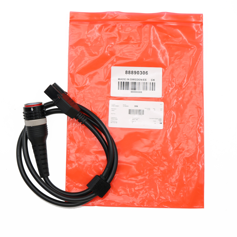 88890306 8 pin Aviation plug test harness interface main test 8 pin diagnostic cable for VOLVO VocomⅡ diagnostic tools scanner