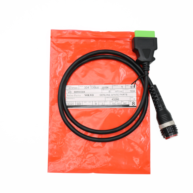 88890304 16 pin OBD Aviation plug test wire harness interface main test 16pin OBD Adapter cable for VOLVO VocomⅡ diagnostic tool