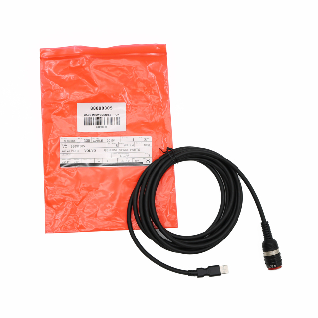 88890305 USB Aviation plug test wire harness interface main test cable for VOLVO VocomⅡ diagnostic tools Heavy truck scanner