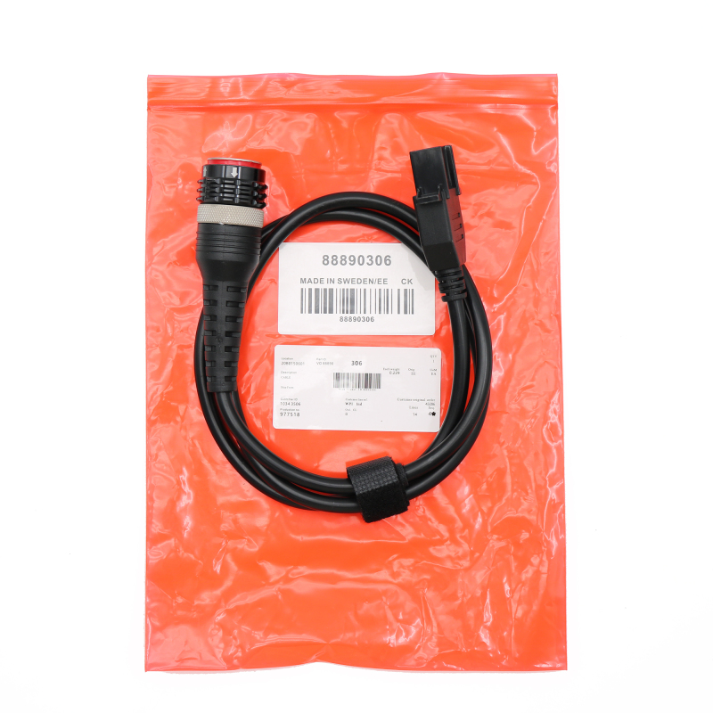 88890306 8 pin Aviation plug test harness interface main test 8 pin diagnostic cable for VOLVO VocomⅡ diagnostic tools scanner