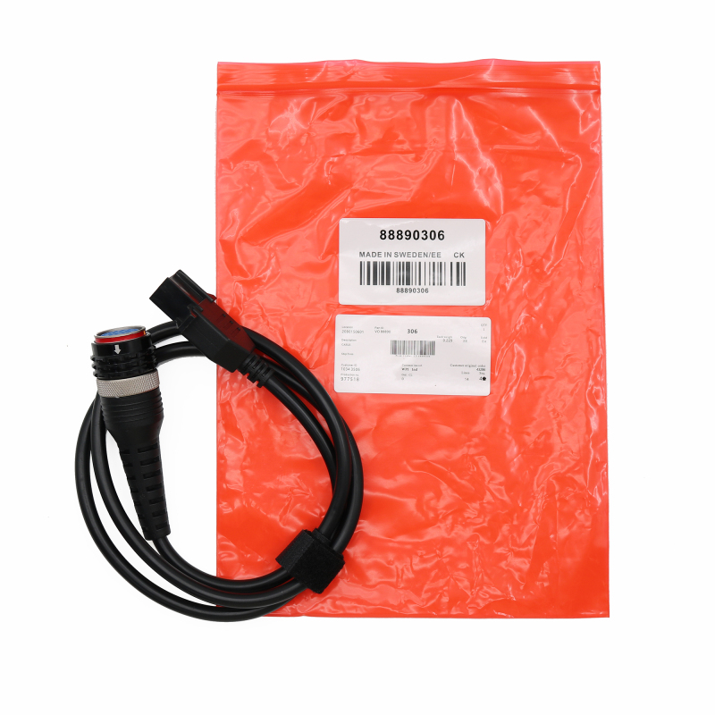 88890306 8 pin Aviation plug test harness interface main test 8 pin diagnostic cable for VOLVO VocomⅡ diagnostic tools scanner