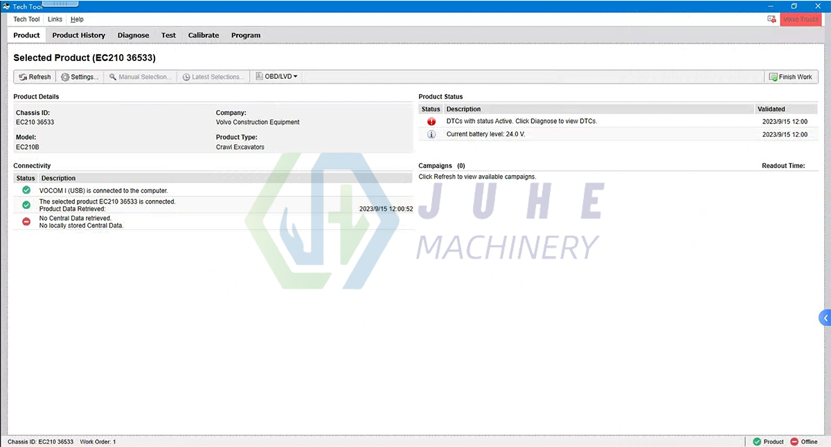 88894000 Diagnostic Tool System Panel