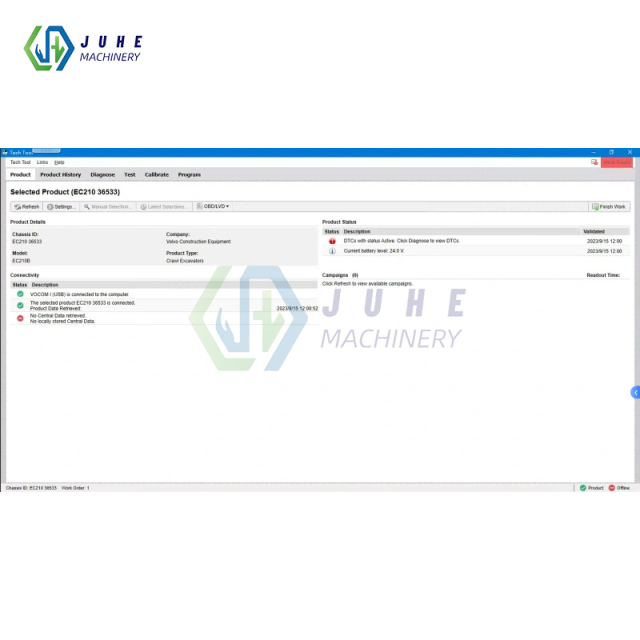 Excavator Forklift Diagnostic Tools