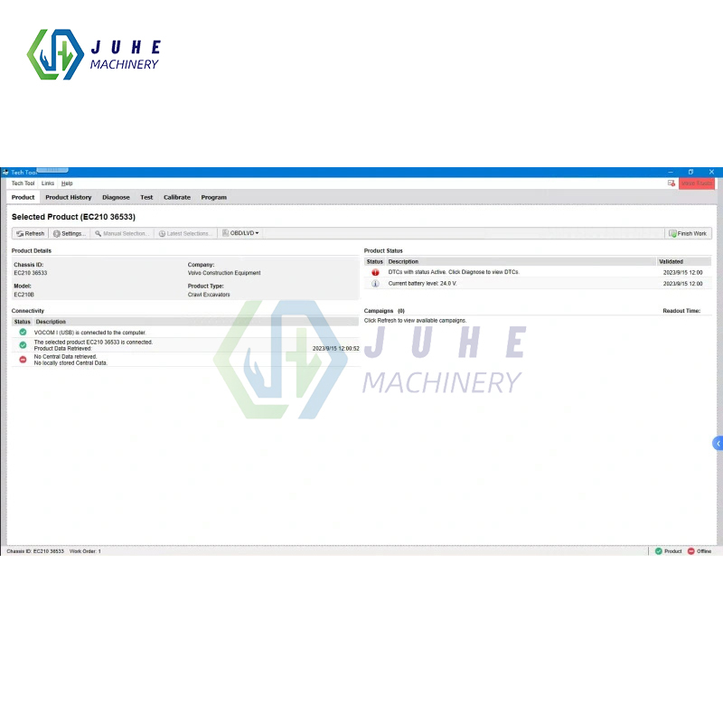 Excavator Forklift Diagnostic Tools