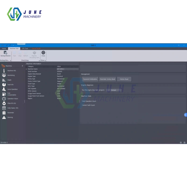Troubleshooting interface