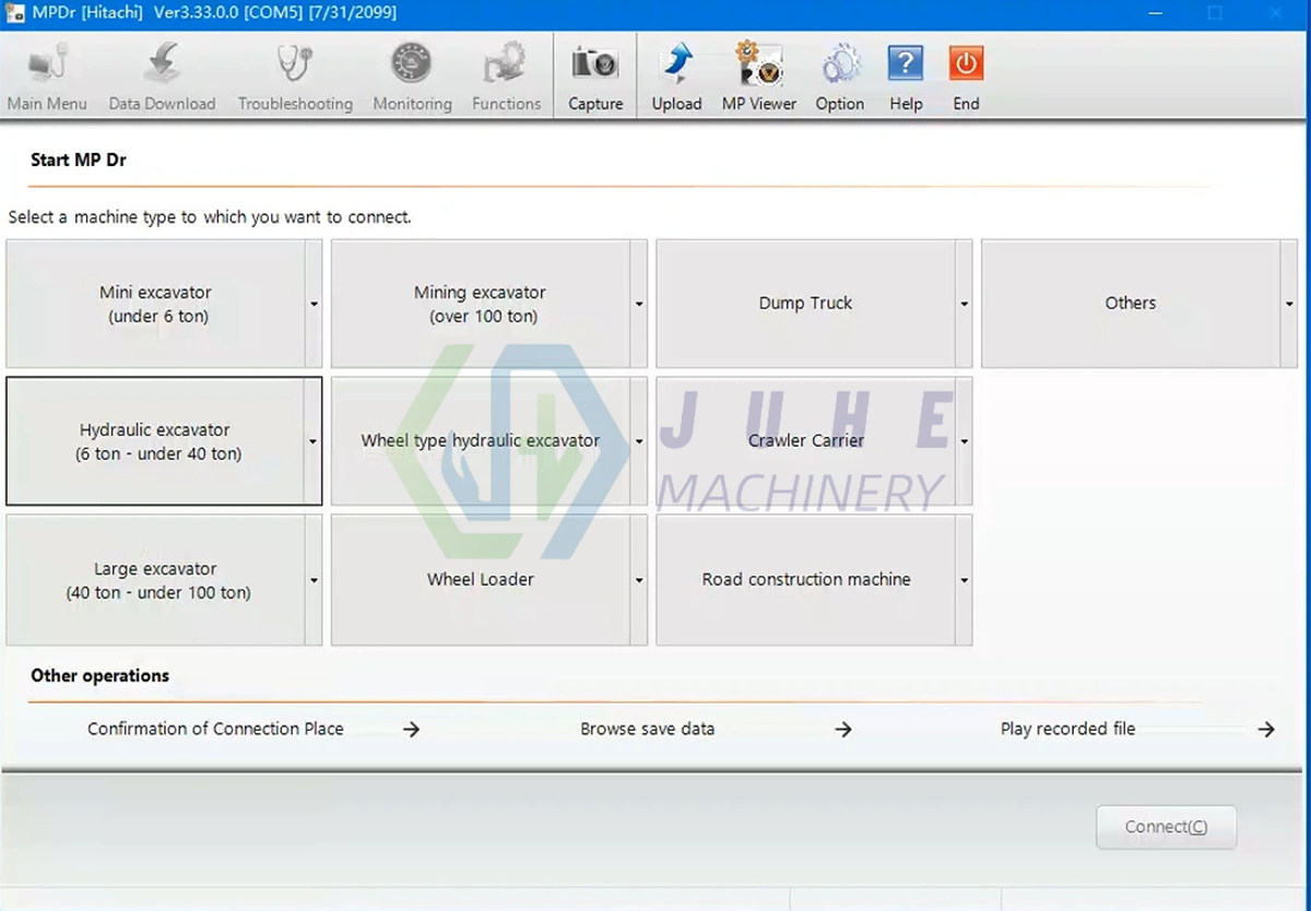 Hitachi MPDR3.33 fault scanning tool