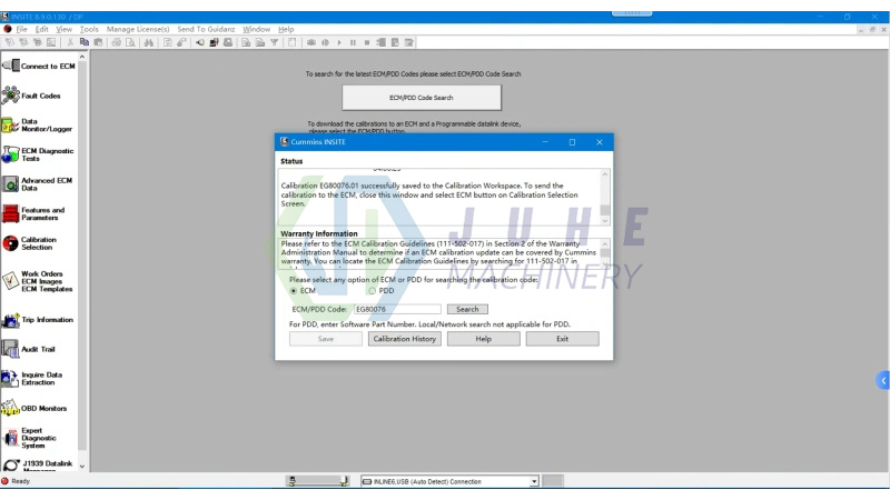 OBD diagnostic tool test diagnostic interface