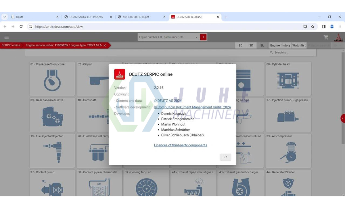 Deutz Scanner Software
