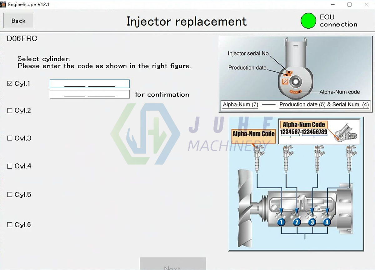 Diagnostic interface parameters