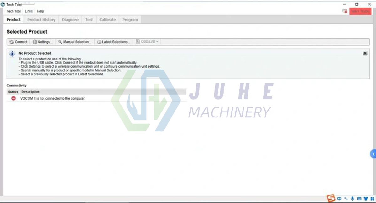 Volvo Excavator Diagnostic Software