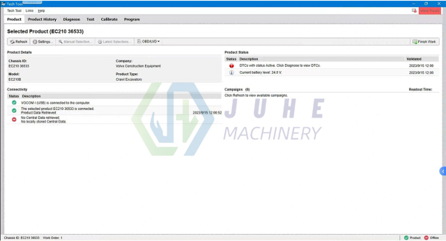 Fault analysis software interface
