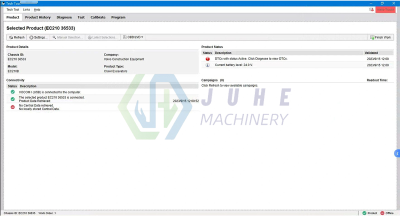 Fault analysis software interface