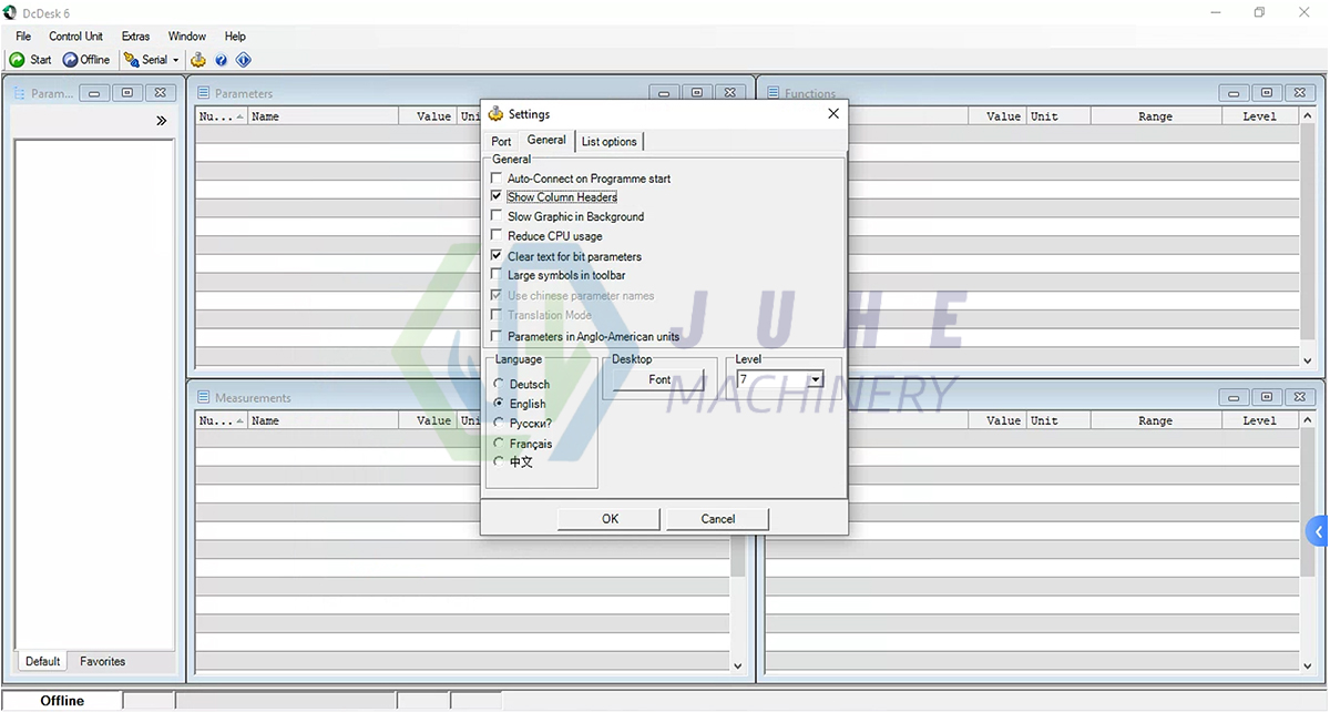 Heavy Machinery Diagnostic Software