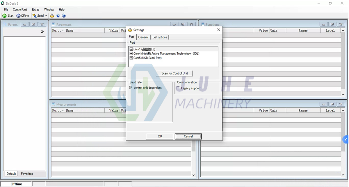 DcDesk 6 diagnostic software