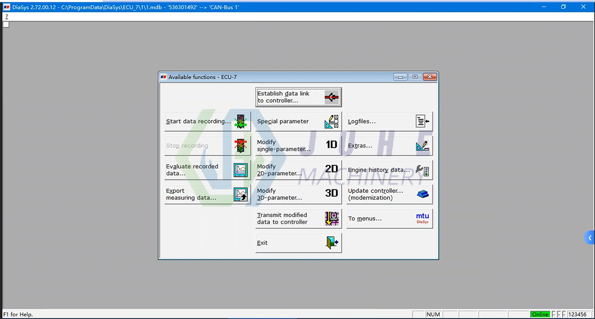 MTU Diagnostic Scanner