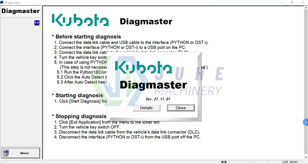 Kubota Diagnostic Software