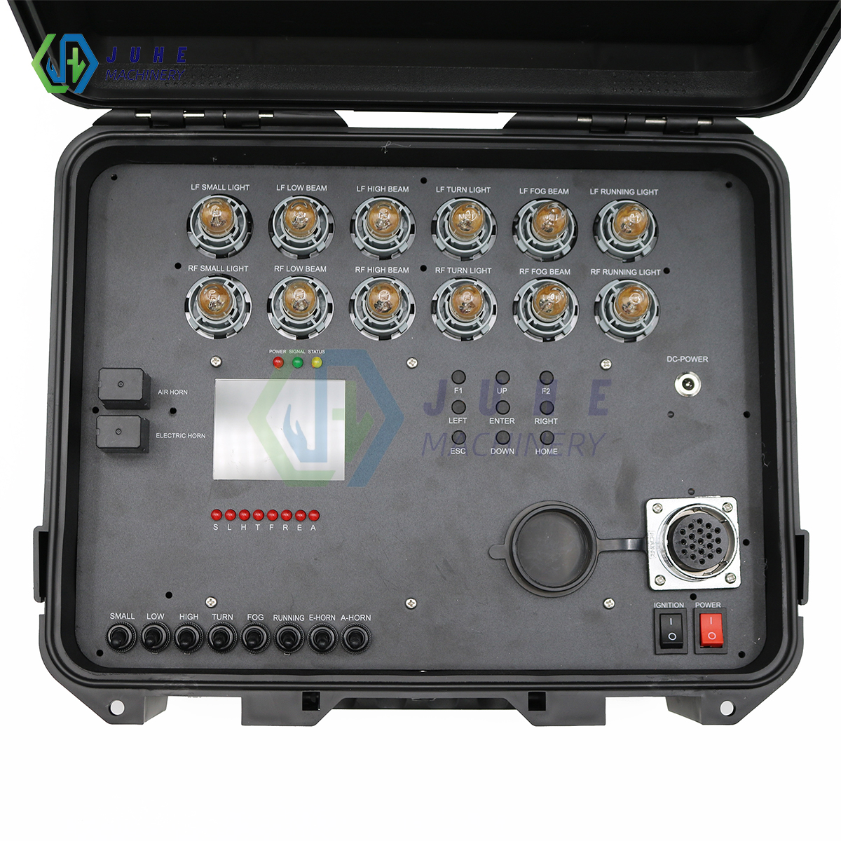 Volvo test bench panel