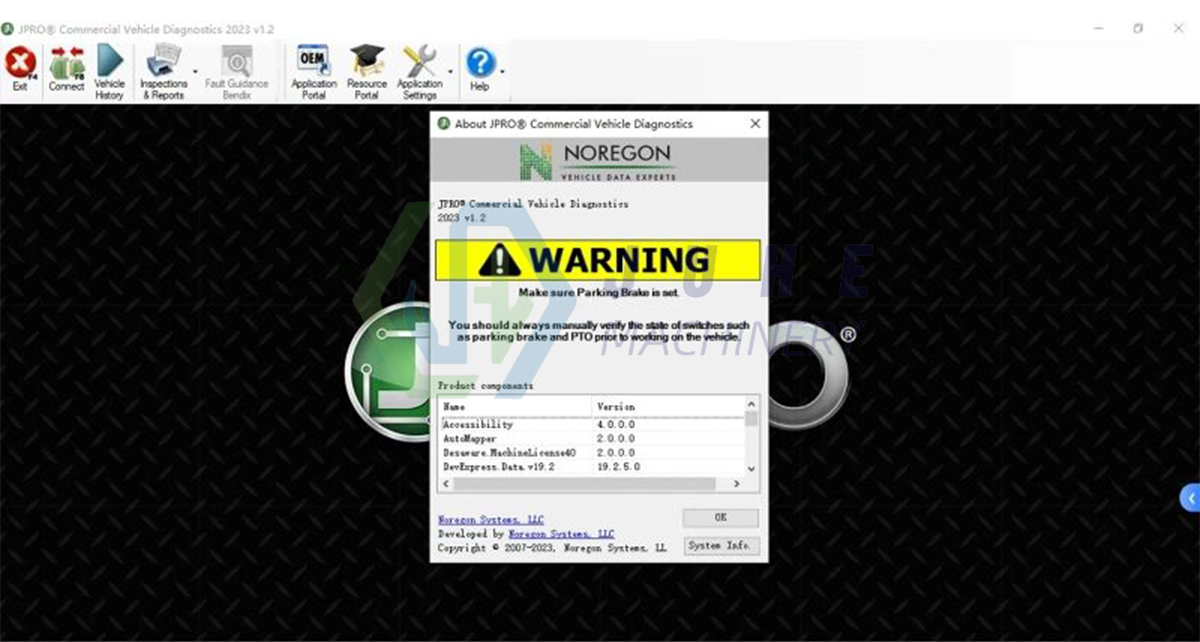JPRO diagnostic software