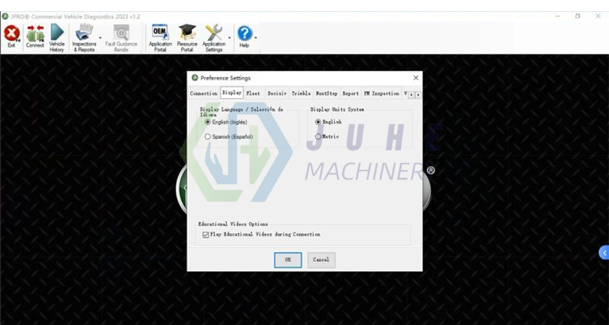 JPRO commercial vehicle diagnostic