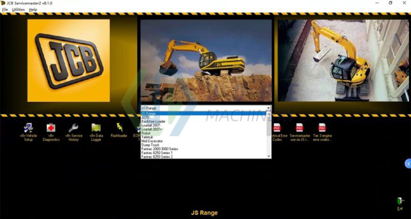 JCB Software for Heavy Duty Truck