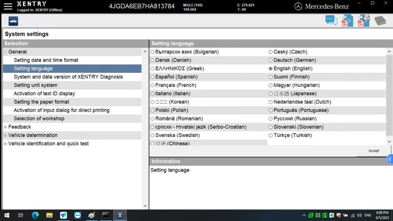 Original XENTRY C6 MB STAR for Mercedes Benz C6 Diagnostic Tool INTERFACE AND CABLE OEM  Multiplexer