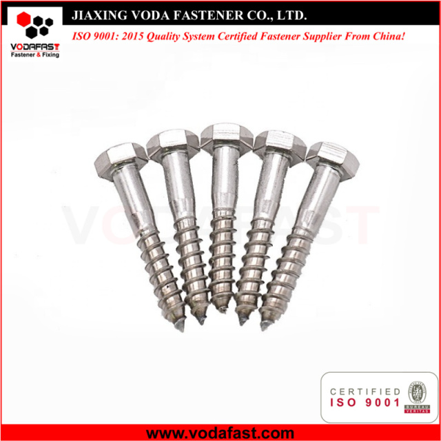 Stainless Steel Hex Wood Screws