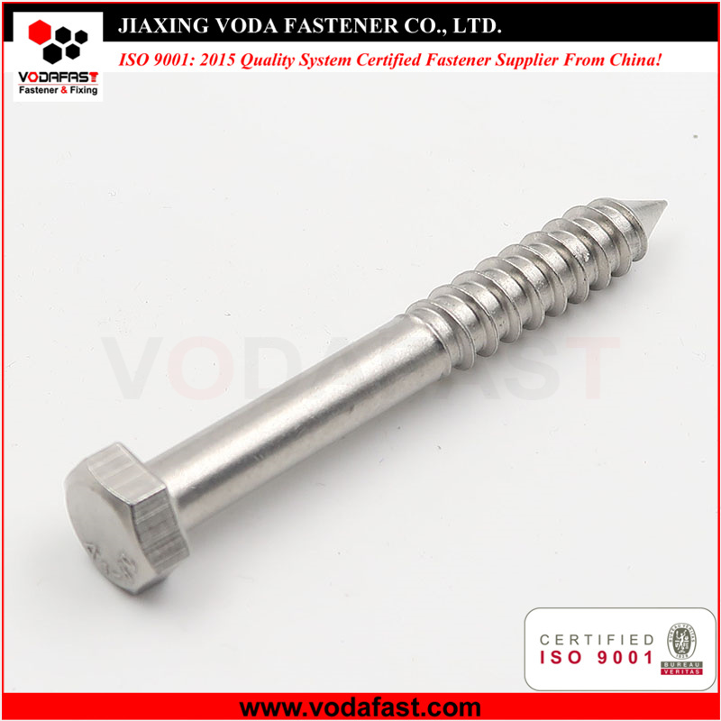 Stainless Steel Hex Wood Screws