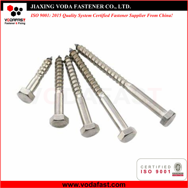 Stainless Steel Hex Wood Screws