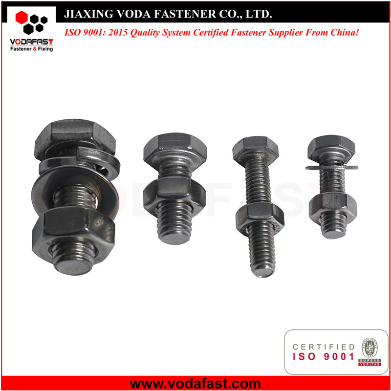 Stainless Steel Hex Bolts with Nuts